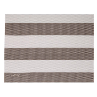 Set de table »Stripes«, 42 x 32 cm, beige/blanc