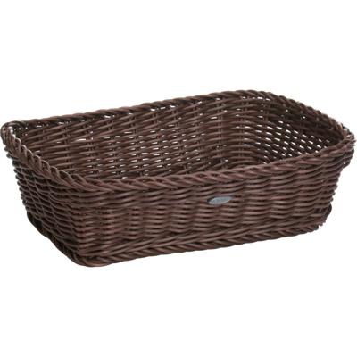 Basket rectangular, 31,5 x 22 x 10 cm, brown