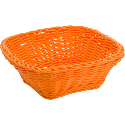 Corbeille »Coolorista« carrée, 19 x 19 x 7,5 cm, orange
