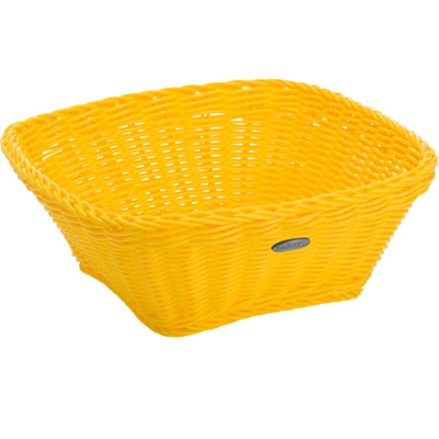 Corbeille »Coolorista« carrée,  23 x 23 x 9 cm, jaune citron