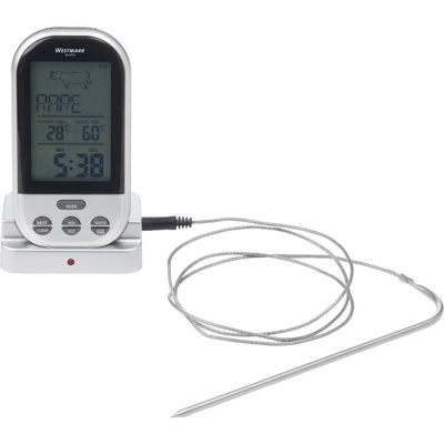 Radio termómetro digital para asados