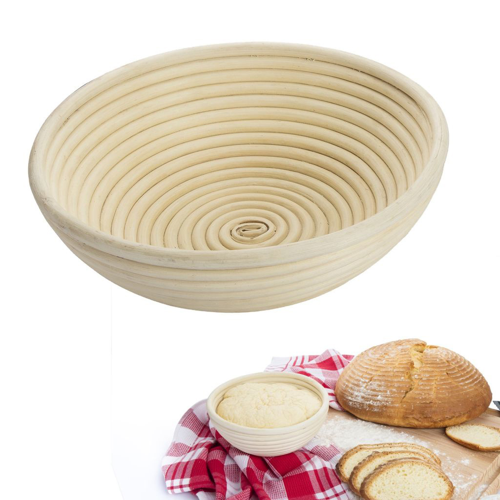 LAAT Cesta para Masa y Fermentación de Pan Cuenco para Masas Cesta de Pan Artefacto de Cocina Size 13×6cm 