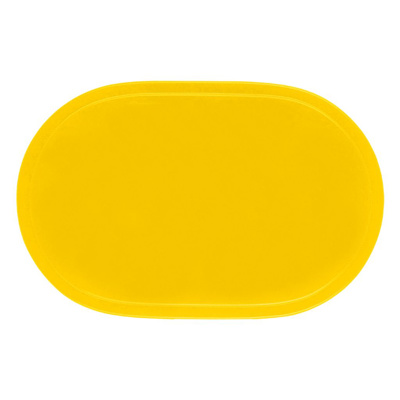 Placemat »Fun« oval, 45,5 x 29 cm, yellow