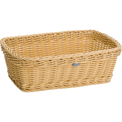 Basket rectangular, 31,5 x 22 x 10 cm, light beige