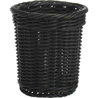 Round basket,  Ø 14 x 16 cm, black