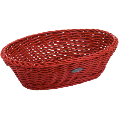 Basket »Coolorista« oval, 23,5 x 16 x 6,5 cm, rub red