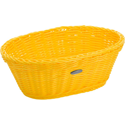 Cesta »Coolorista« ovalada, 26 x 18,5 x 9 cm, amarillo limón