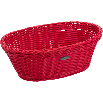 Basket »Coolorista« oval, 26 x 18,5 x 9 cm, ruby red