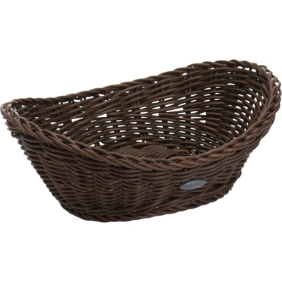 Basket »Coolorista« oval, 23,5 x 18 x 6/8 cm, brown