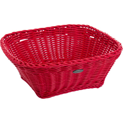 Basket »Coolorista« square, 23 x 23 x 9 cm, ruby-red
