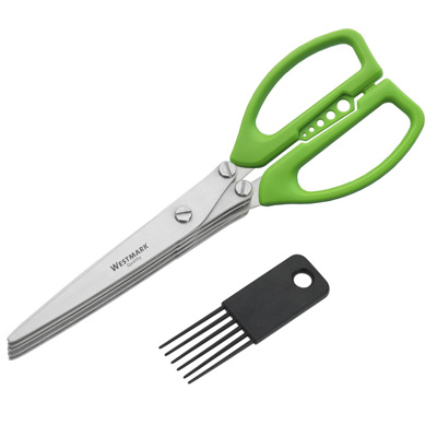 Herb scissors »Kräuter-Fee« with cleaning comb
