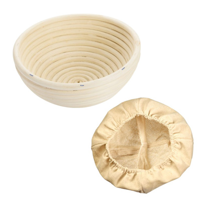 Set fermentation basket round, Ø 20,5 x 8,1 cm, with cover
