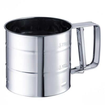 Flour- and icing sifter, stainless steel