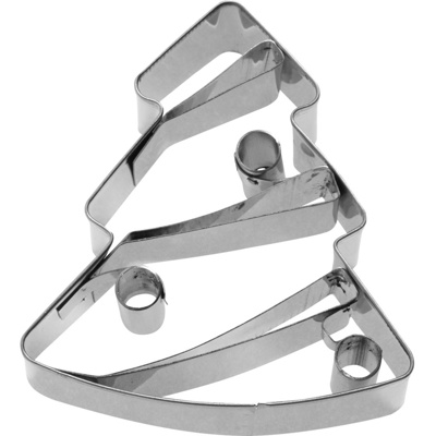 Cookie cutter »Christmas tree 2D«, 7 cm