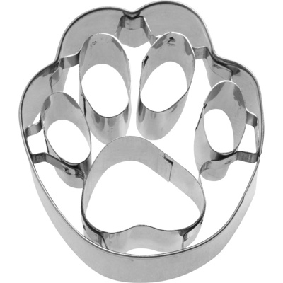 Ausstechform »Hundepfote 2D«, 6 cm, lose mit EAN