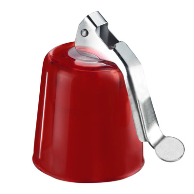 Bottle stopper »Glocke« red