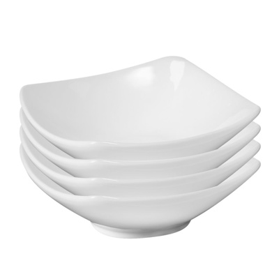4 Ceramic dishes »Tapas + Friends«, square, 7,4 x 7,4 x 2,5