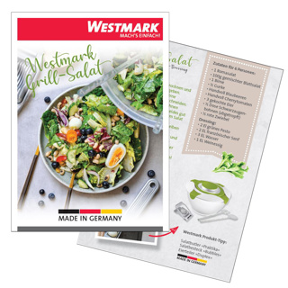 Rezeptkarte DEUTSCH »Westmark Grill-Salat« DIN A6
