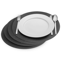 4 Placemats »Cozy«, anthracite