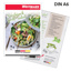 Tarjeta de recetas ALEMAN »Westmark Grill-Salat« DIN A6