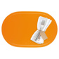 Tischset »Fun« oval, 45,5 x 29 cm, orange