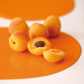 Mantel »Fun« oval, 45,5 x 29 cm, naranja