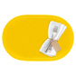 Tischset »Fun« oval, 45,5 x 29 cm, gelb