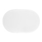 Mantel »Fun« oval, 45,5 x 29 cm, blanco