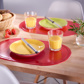 Placemat »Fun« oval, 45,5 x 29 cm, red