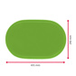 Set de table »Fun« ovale, 45,5 x 29 cm, vert