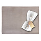 Mantel individual, tejido fino »Elegance«, 42 x 32 cm, gris/