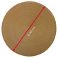 Placemat »Circle«, round Ø 38 cm, light brown