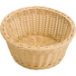 Basket round, Ø 25 x 11,5 cm, light beige