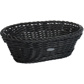 Basket oval, 25 x 17 x 8,5 cm, black