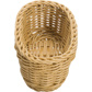 Oval basket, 14 x 7,5 x 6,5 cm, light beige