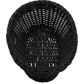 Basket »Coolorista« oval, 23,5 x 16 x 6,5 cm, black