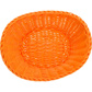 Cesta »Coolorista« ovalada, 23,5 x 18 x 6/8 cm, naranja