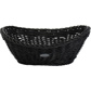 Basket »Coolorista« oval, 23,5 x 18 x 6/8 cm, black