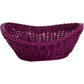 Basket »Coolorista« oval, 23,5 x 18 x 6/8 cm, purple