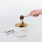Kaffee-Dosierlöffel Edelstahl mit Verschlussklemme