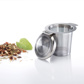 Filtro perdurable para infusiones »Teatime«, acero inox