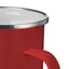 Enamel cup, 350 ml, red