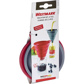 Funnel Set, 2 parts, red + grey, silicone