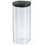 Glass jar with silicone lid, stackable, 2230 ml