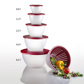 Bowl »Olympia«, 1,3 l, red