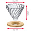Coffee filter made from glass »Brasilia«