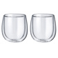 2 Double-walled thermo glasses, 250 ml