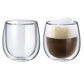 2 Double-walled thermo glasses, 250 ml