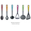 Soporte giratorio con utensilios de cocina »Gallant«, Colour