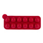 Silicone CakePop mould, for 12 CakePops, red